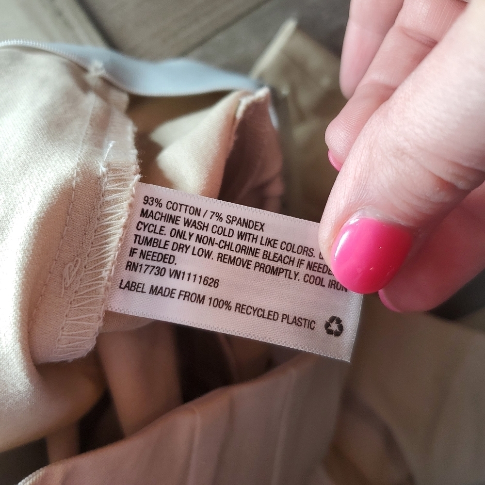 NWT a new day Kick Flare Highest Rise Chino Dress Pants Women's Size 6R Beige - Picture 14 of 16